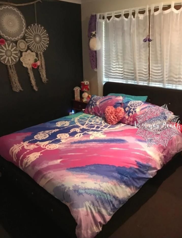 Water Colour Dreamcatcher Bedding Set