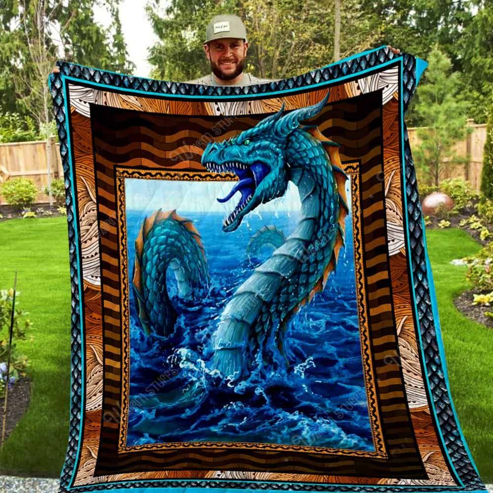 Water Dragon 2 Washable Quilt Blanket P55 Dhc1312215Dd