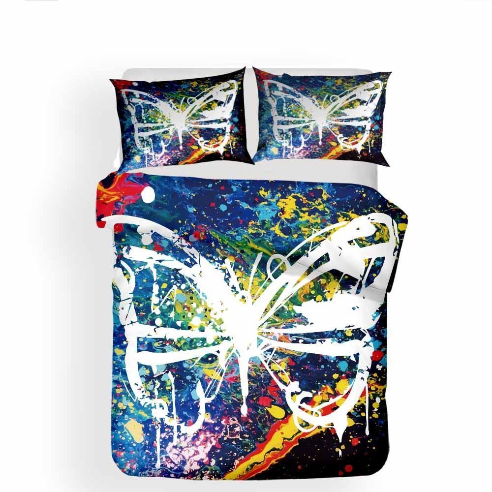 Watercolor Butterfly Bedding Set