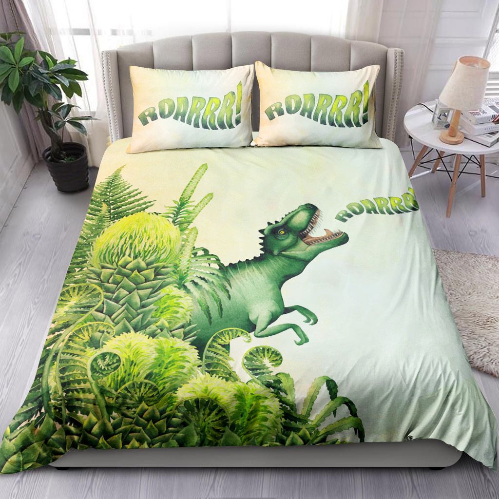 Watercolor Tyrannosaurus Rex Bedding Set