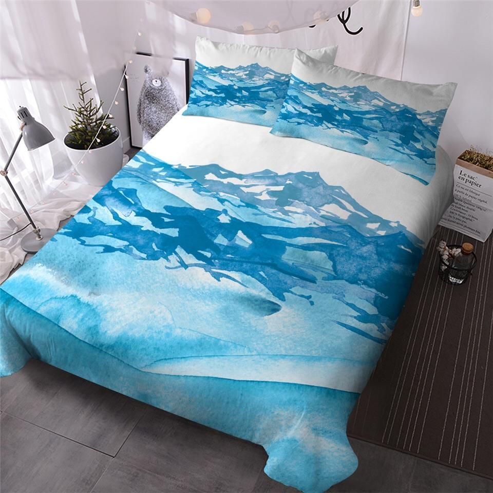 Watercolour Ice Glacier Bedding Set