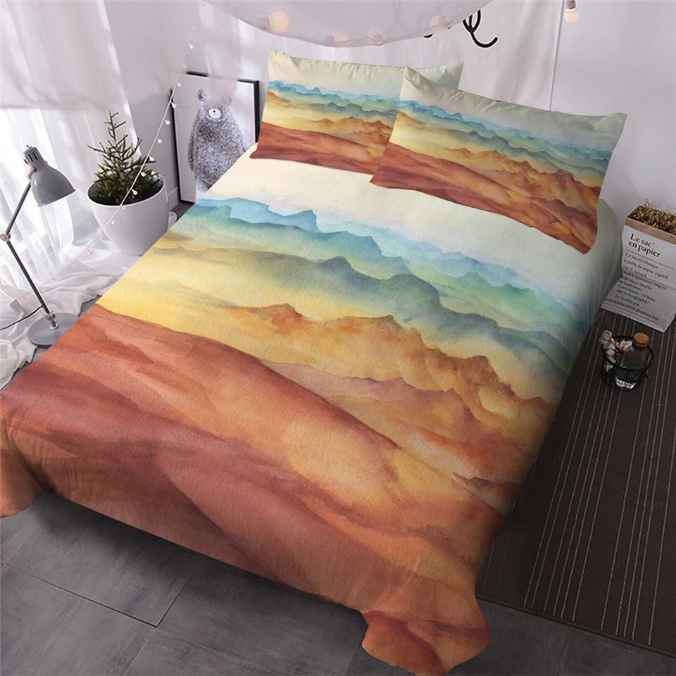 Watercolour Landscape Bedding Set