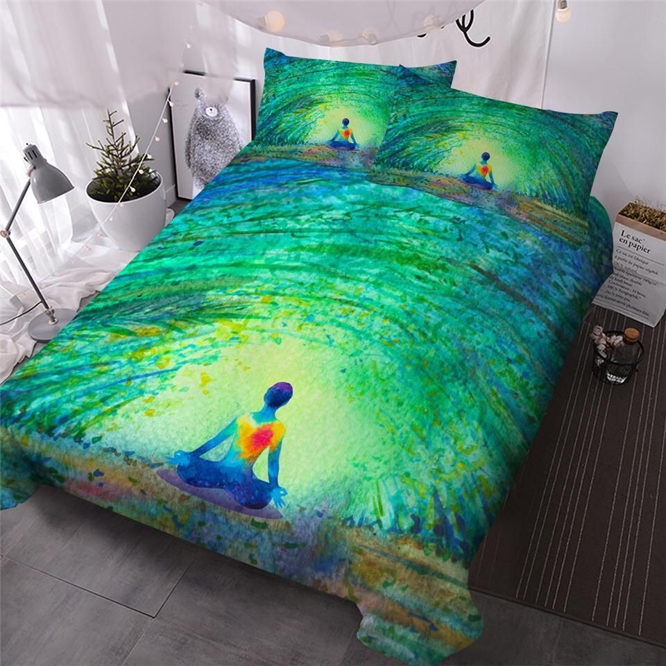 Watercolour Meditation Bedding Set