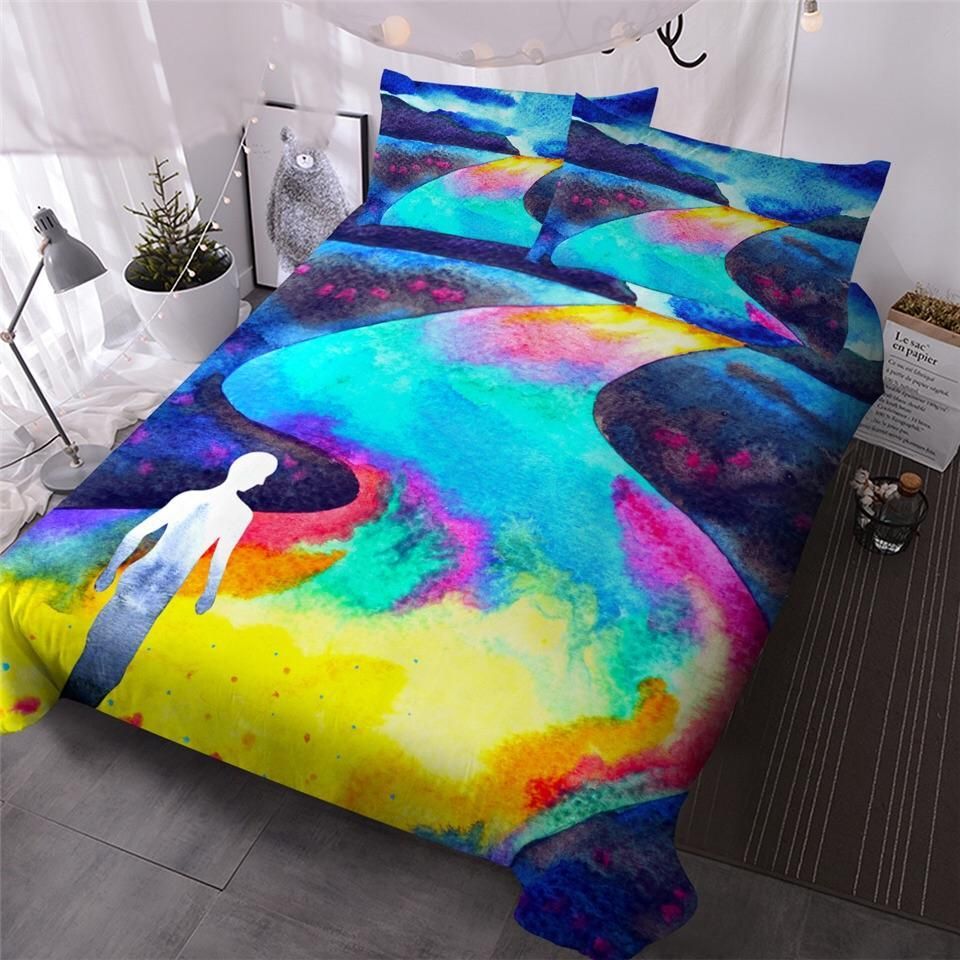 Watercolour Path To Enlightenment Bedding Set