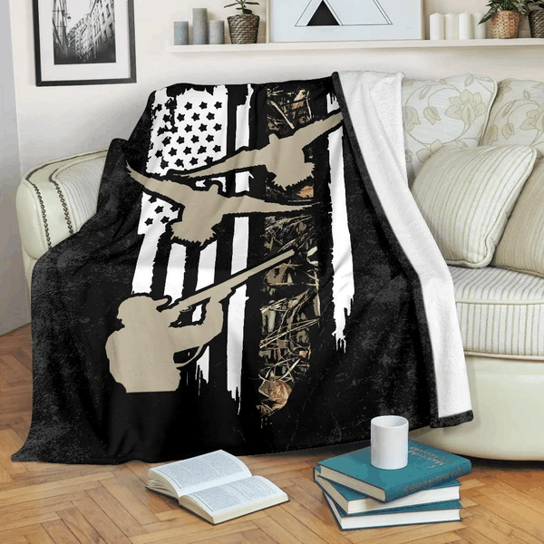 Waterfowl Hunting Sherpa Fleece Blanket
