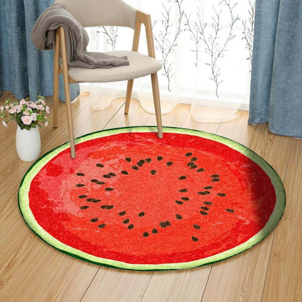 Watermelon Round Carpet
