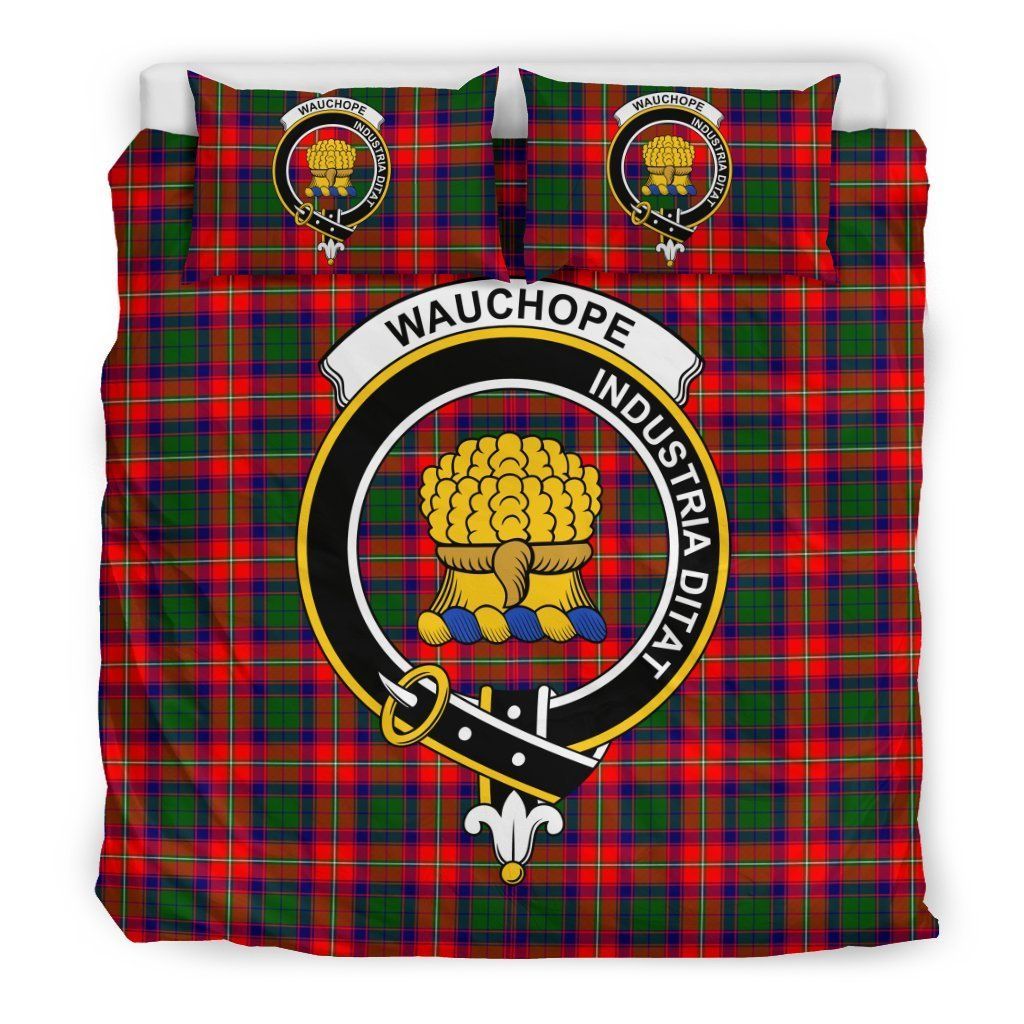 Wauchope Clan Badge Tartan Bedding Set