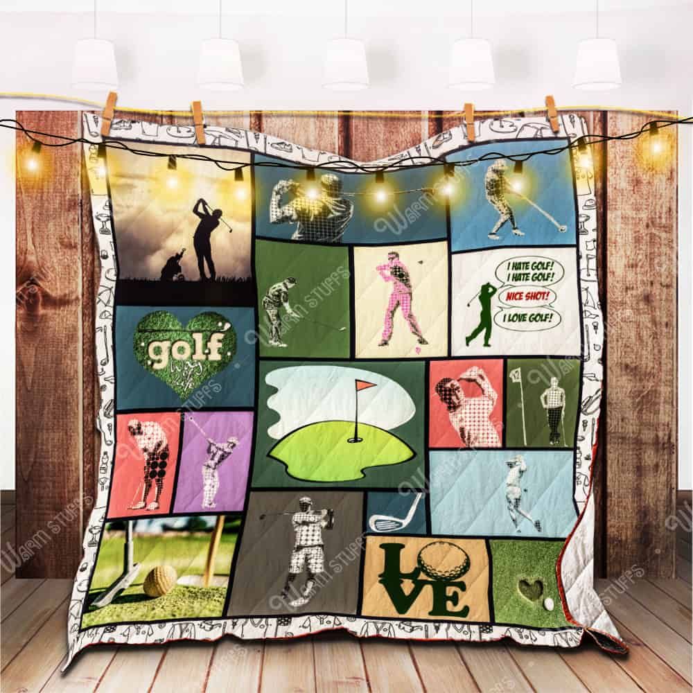 Way Of Life Golf Quilt Blanket Kb Dhc1312532Dd