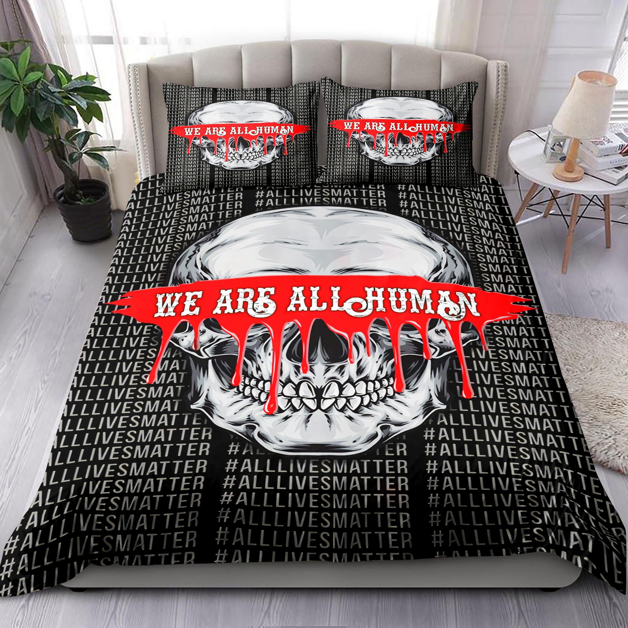 We Are All Human Bedding Set