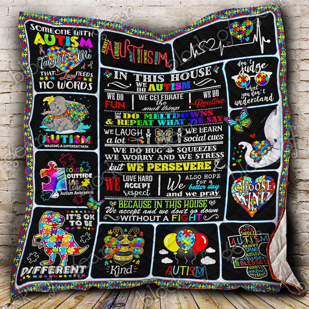 We Do Autism Quilt Pn629 Dhc11121919Dd