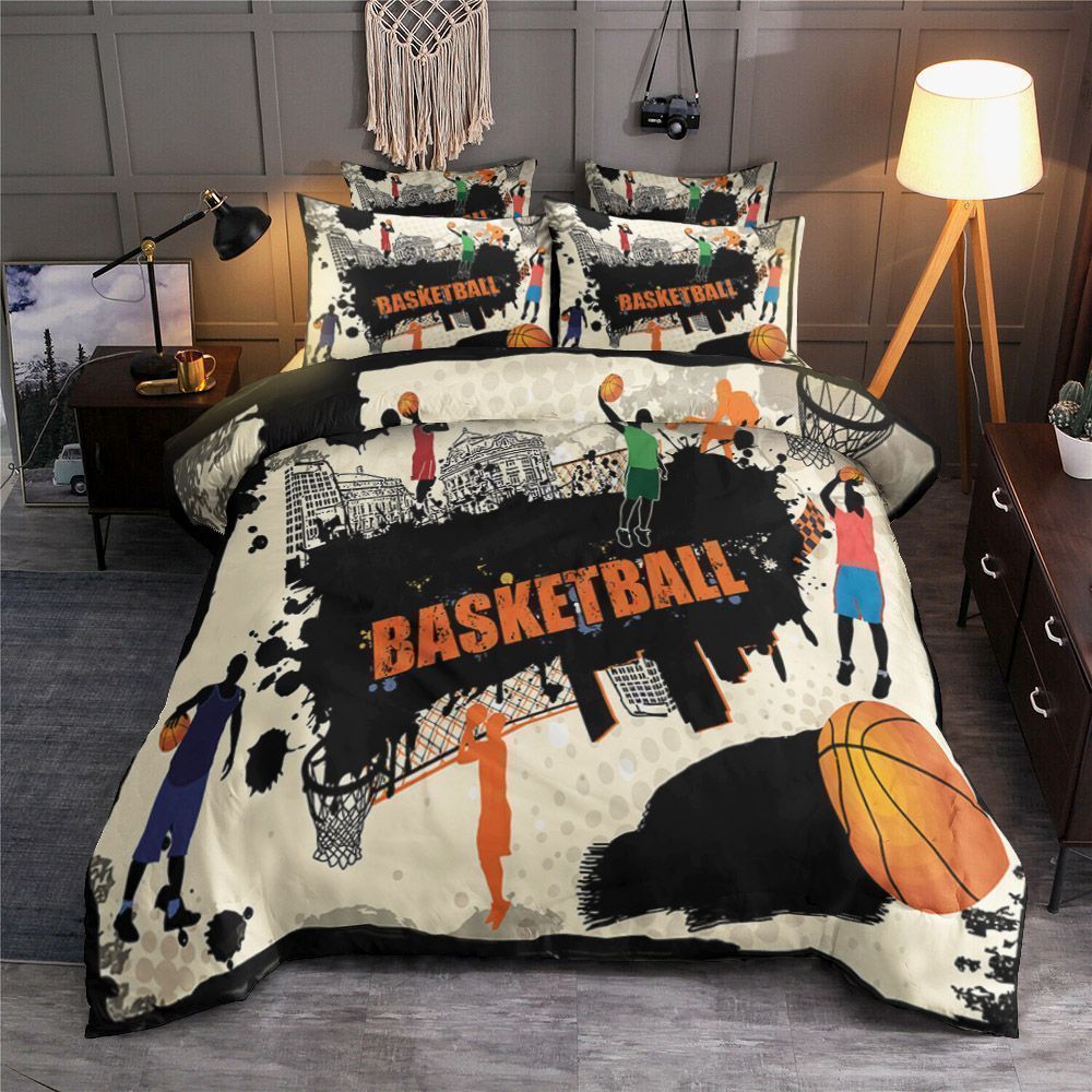 We Love Basketball Bedding Set
