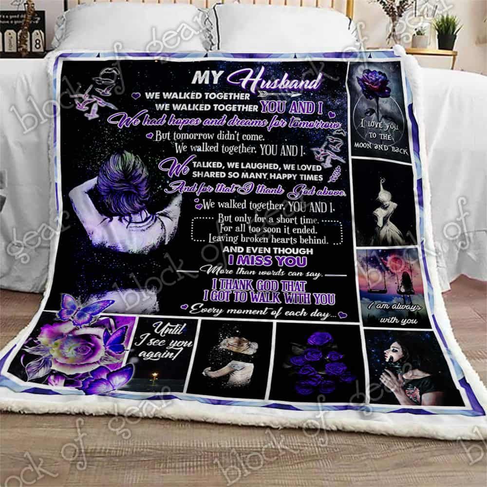 We walked together You And I Fleece Blanket