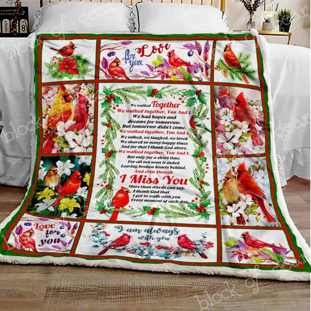 We Walked Together You And I Fleece Blanket