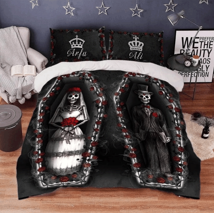 Wedding Skull Bedding Set