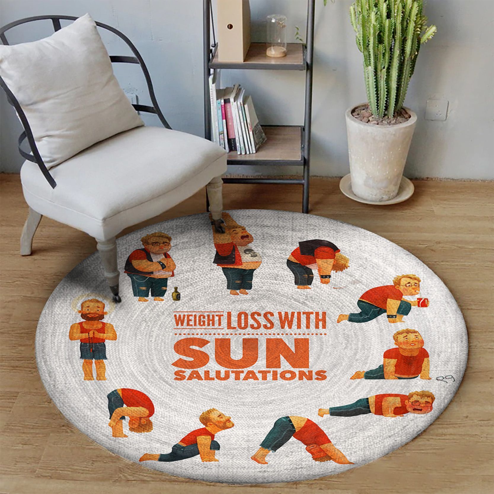 Weight Loss Round Carpet
