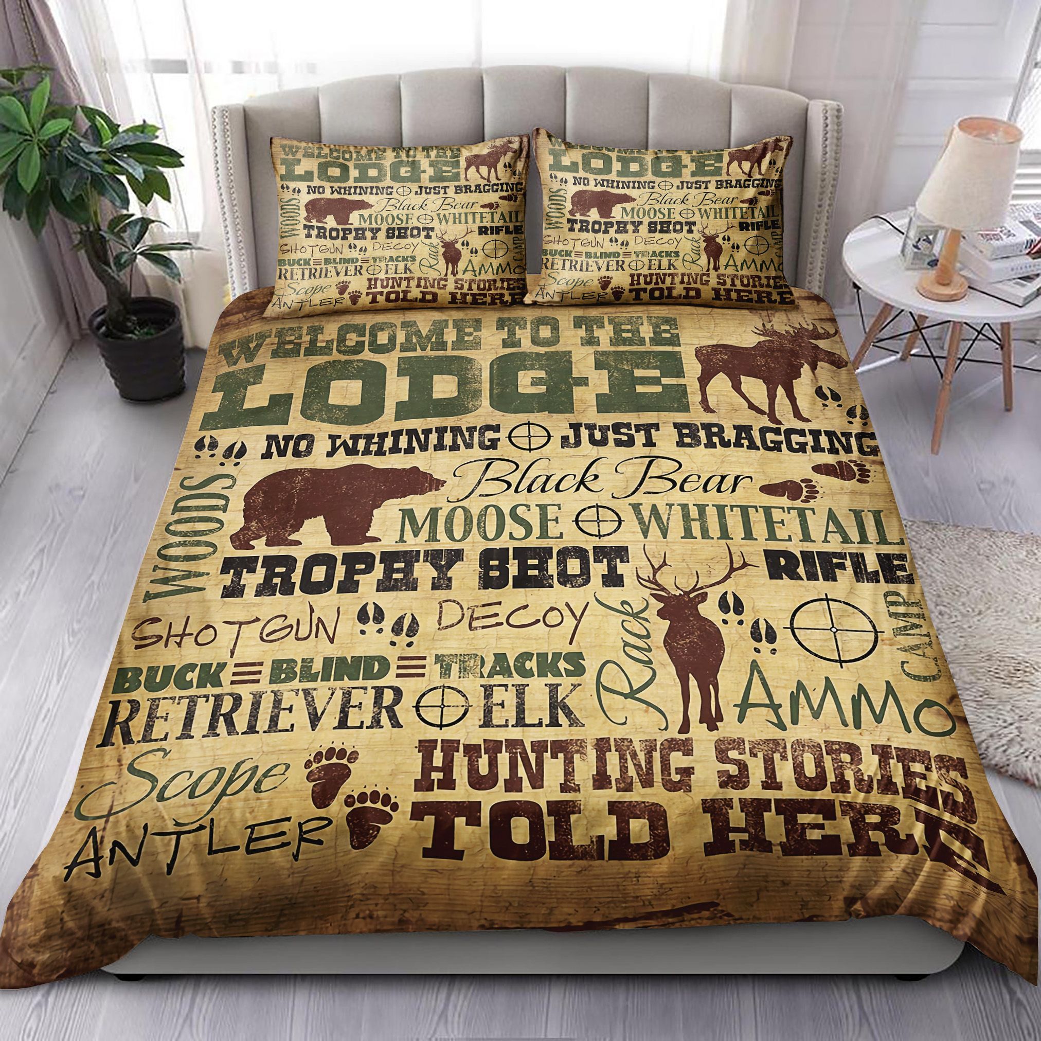 Welcome To The Lodge Bedding Set