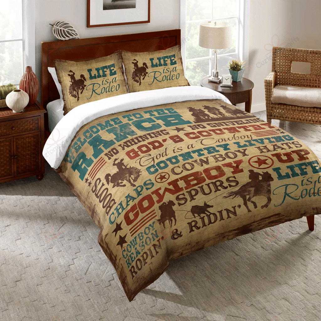 Welcome To The Ranch Bedding Set