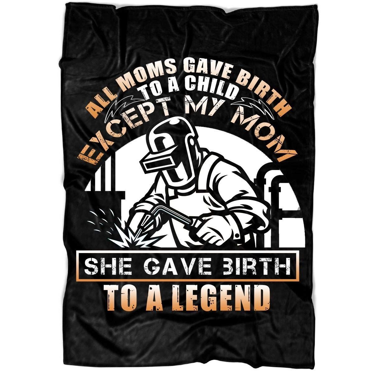 Welder Sherpa Fleece Blanket