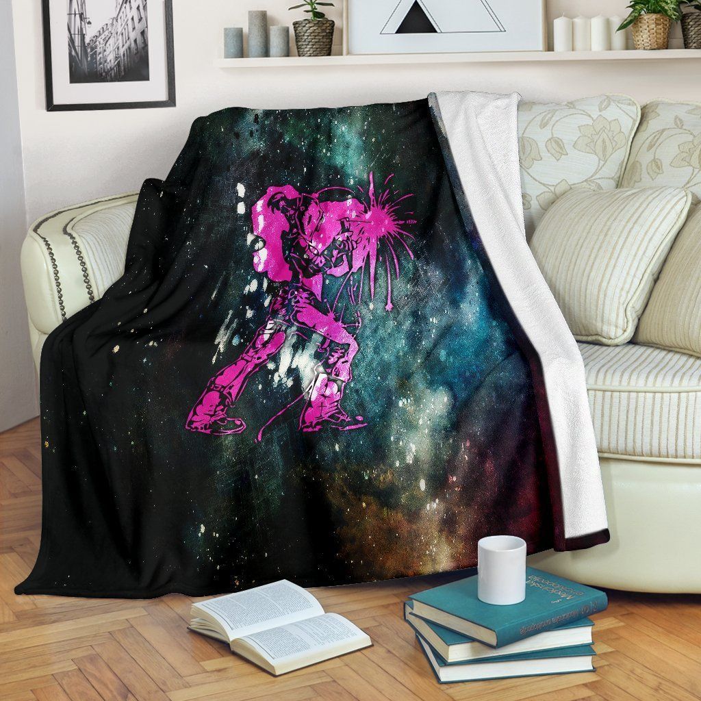 Welder Girl Sherpa Fleece Blanket