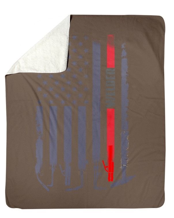 Welder Winter Sherpa Fleece Blanket