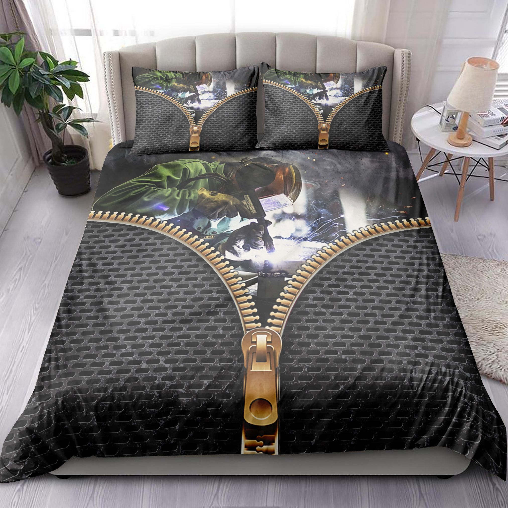 Welder Zipper Bedding Set