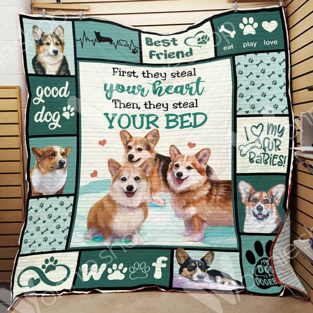 Welsh Corgi Dog Good Dog GS-CL-LD0701 Quilt Blanket