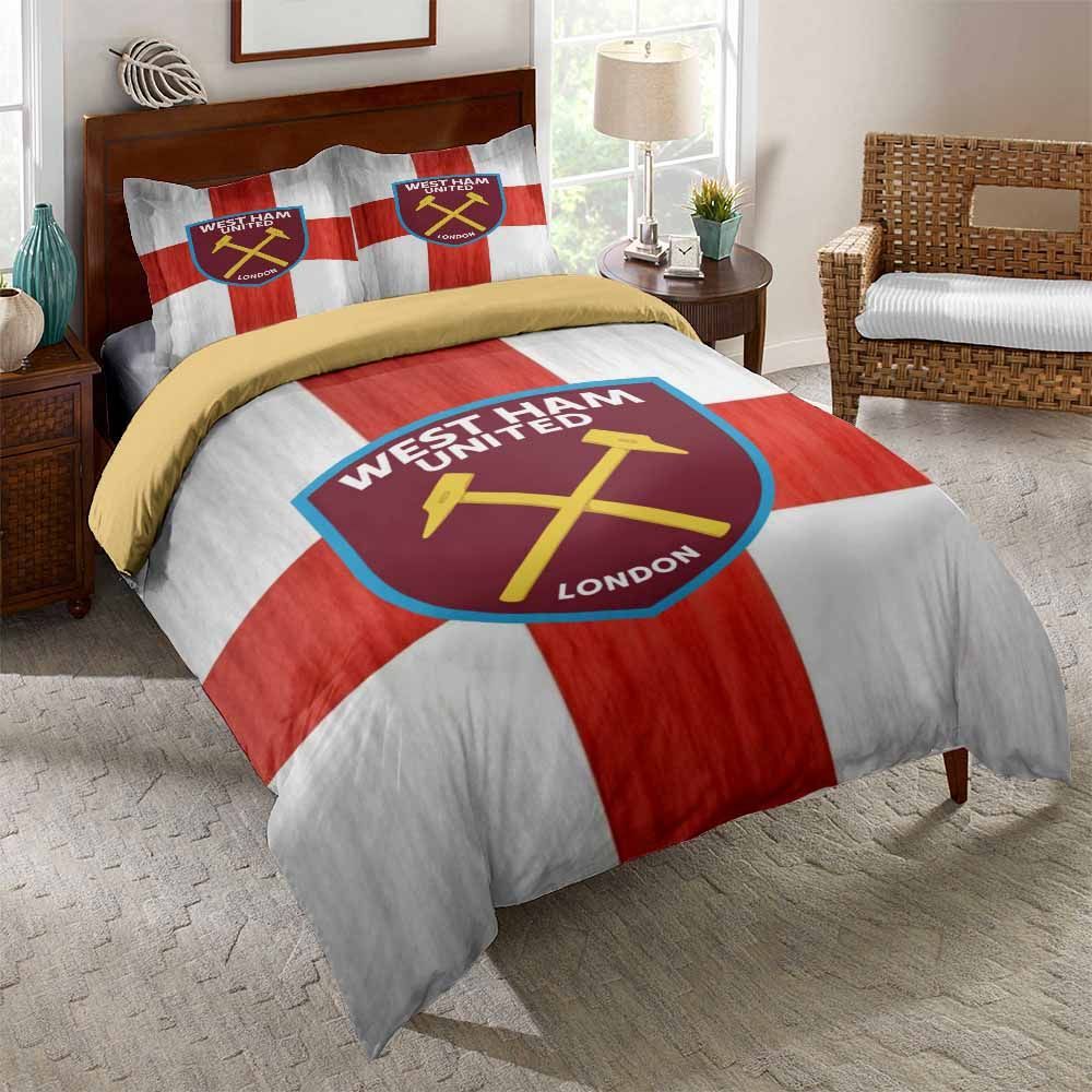 West Ham London Printed Bedding Set