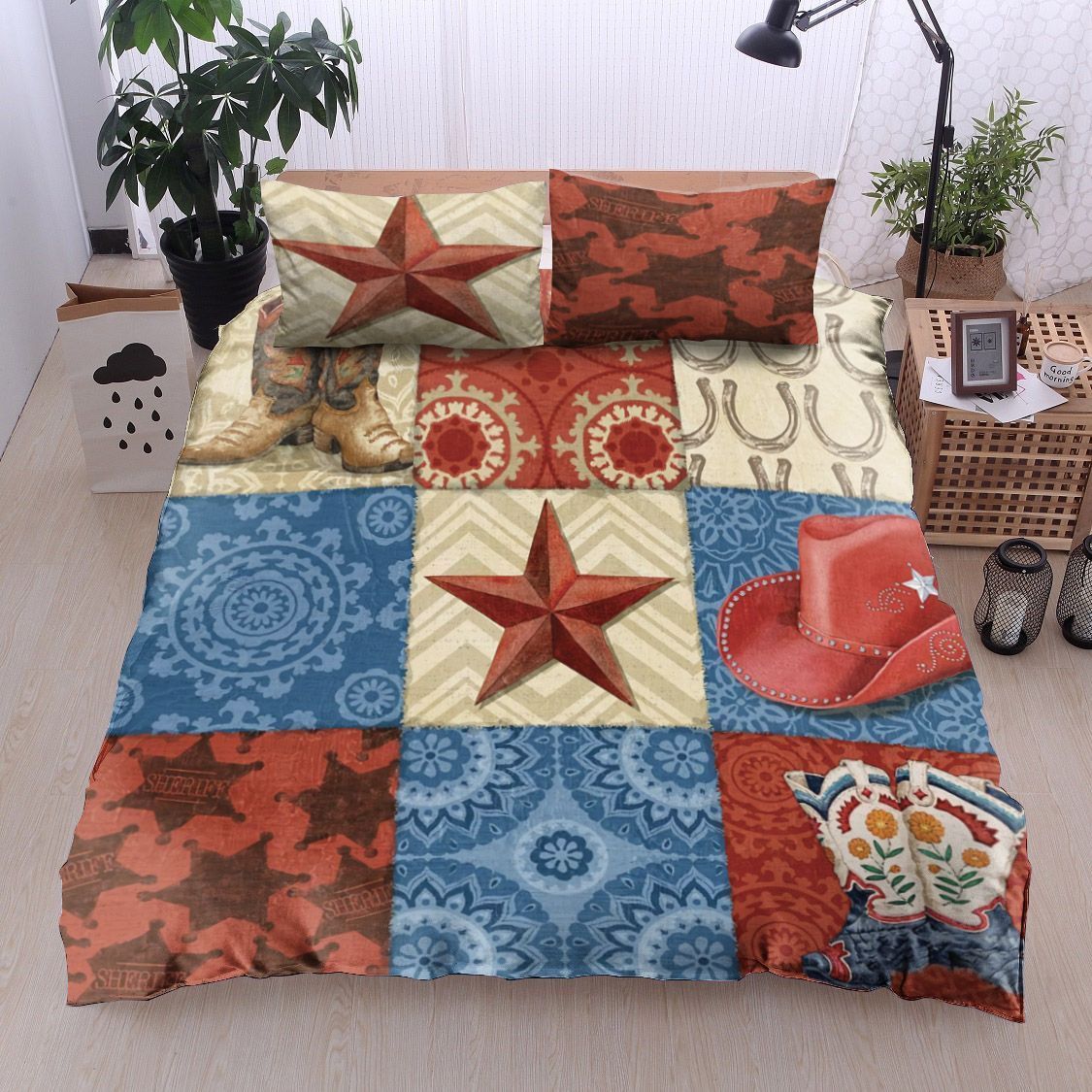 Western Cowboy Bedding Set