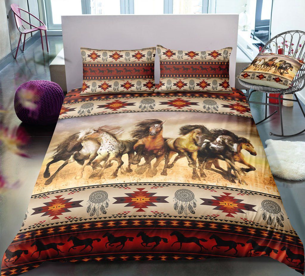 Western Horses Bedding Set
