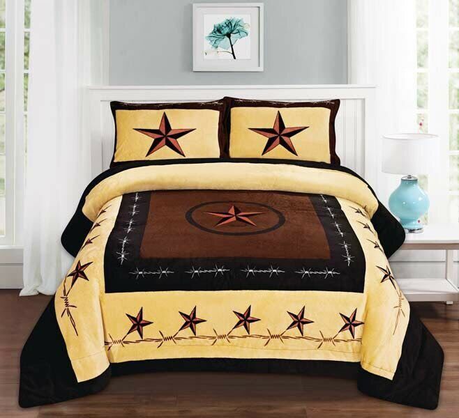 Western Rodeo Riding Cowboy Bedding Set