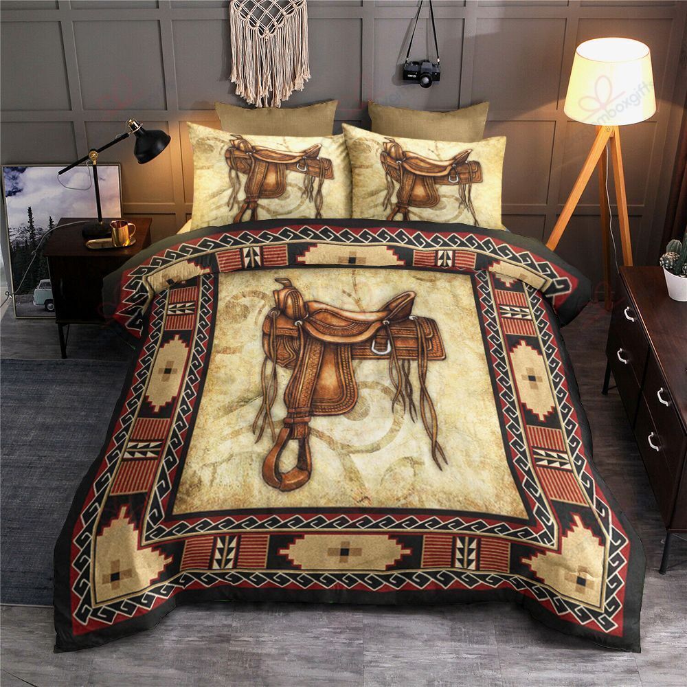Western Saddle Mounted Bedding Set