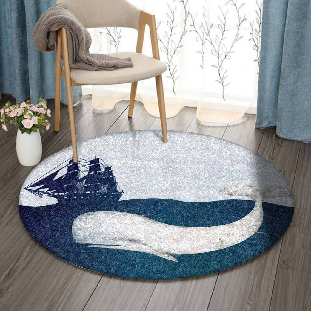 Whale Round Carpet