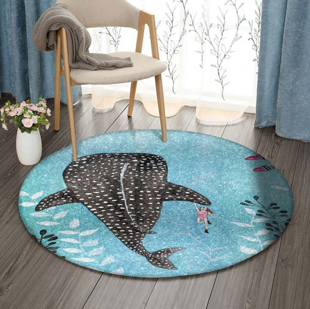 Whale Round Carpet