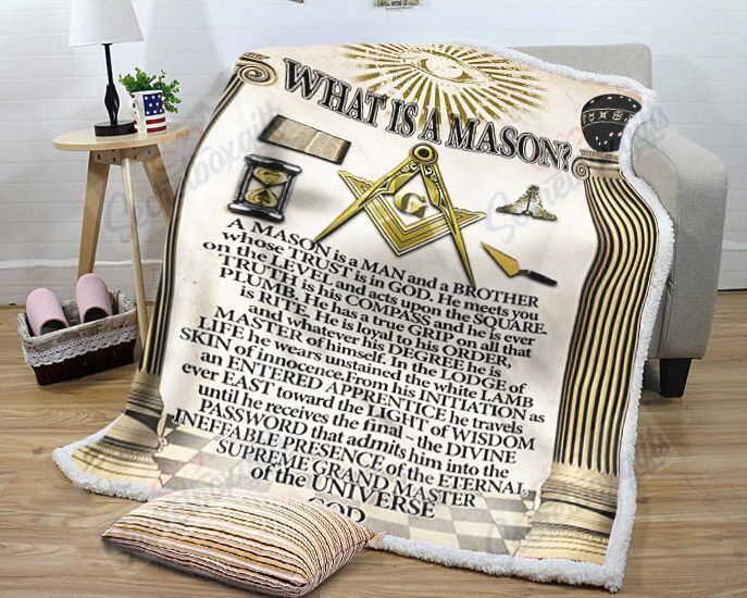 What Is A Mason Freemasonry International Fleece Blanket