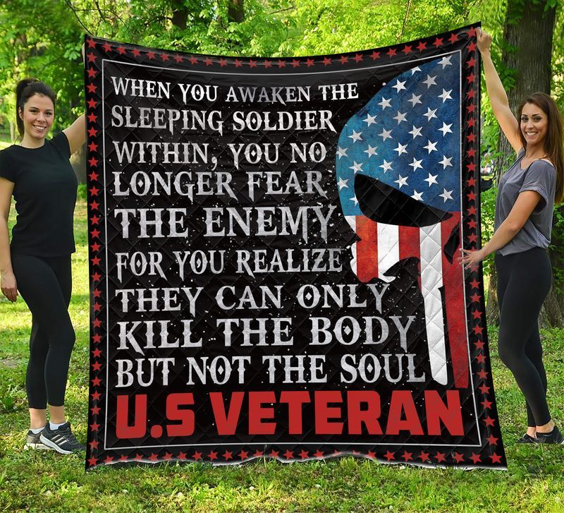 When You Awaken Us Veteran Quilt Blanket DHC1402836TD