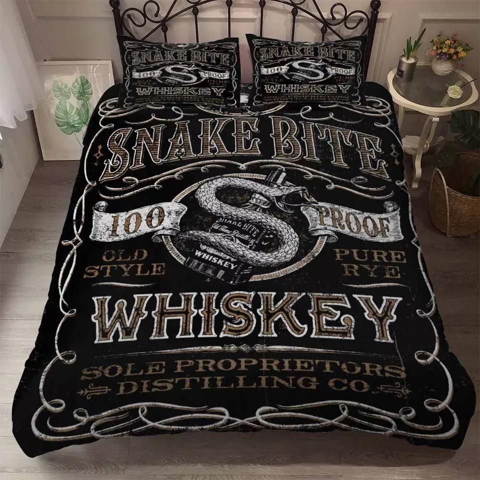 Whiskey Wine 3d Printed Bedding Set