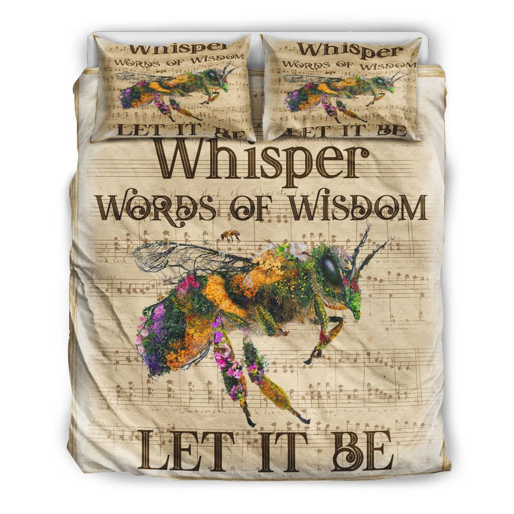 Whisper Words Of Wisdom Let It Be Bedding Set