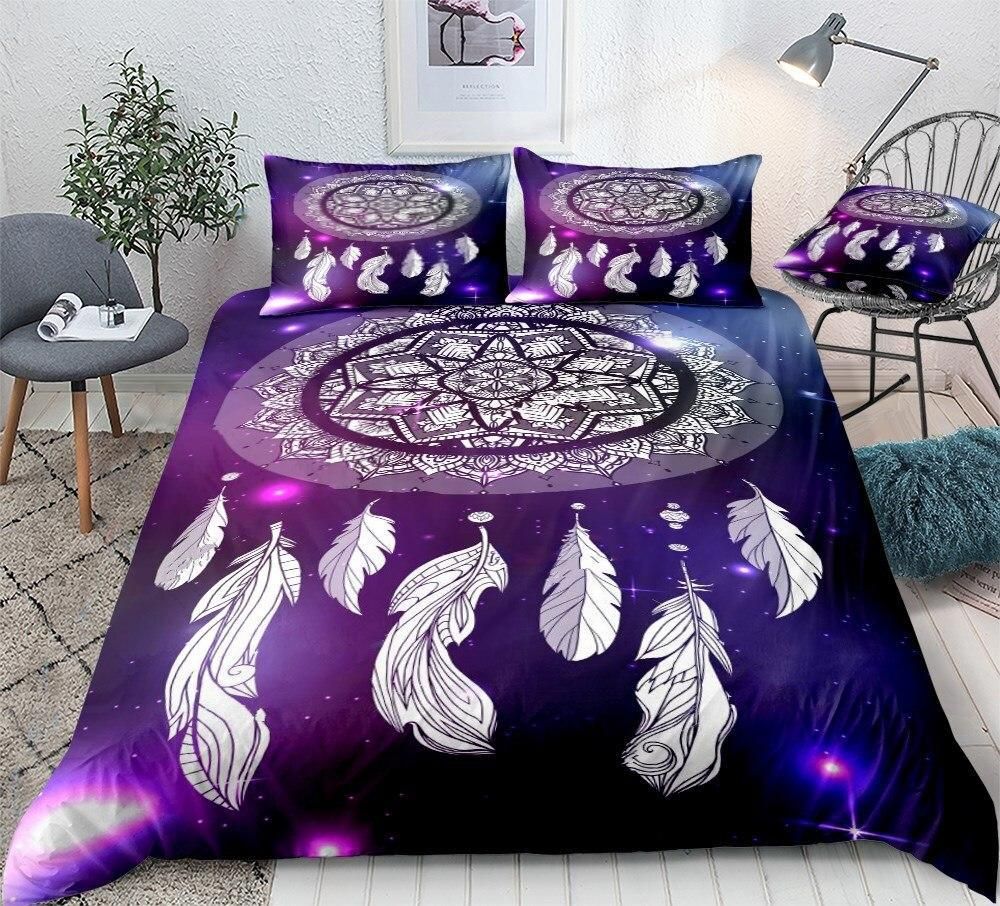 White Dreamcatcher Mystical Bedding Set