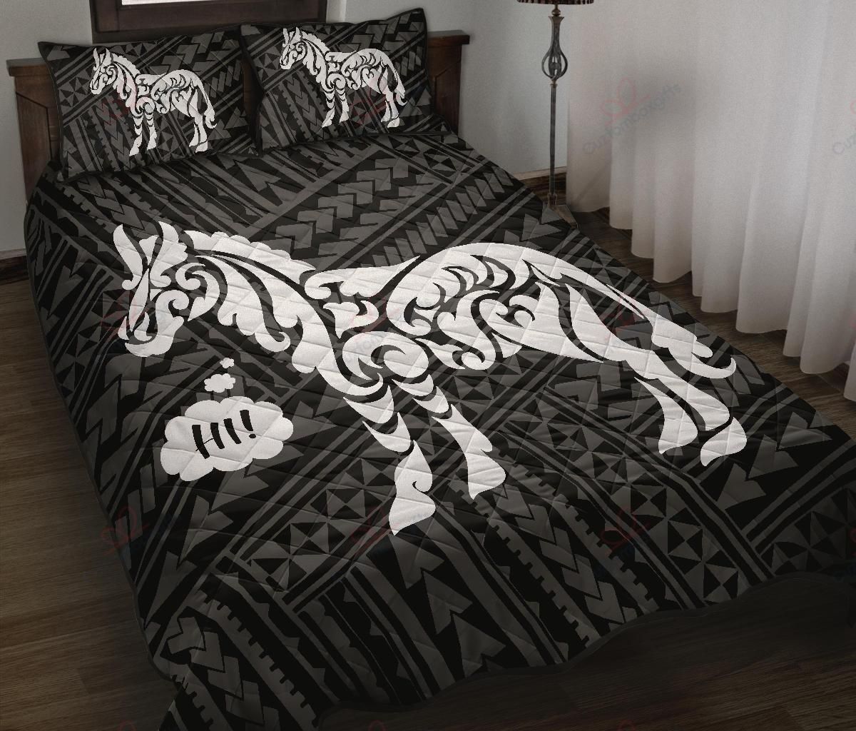 White Horse Hi Printed Bedding Set