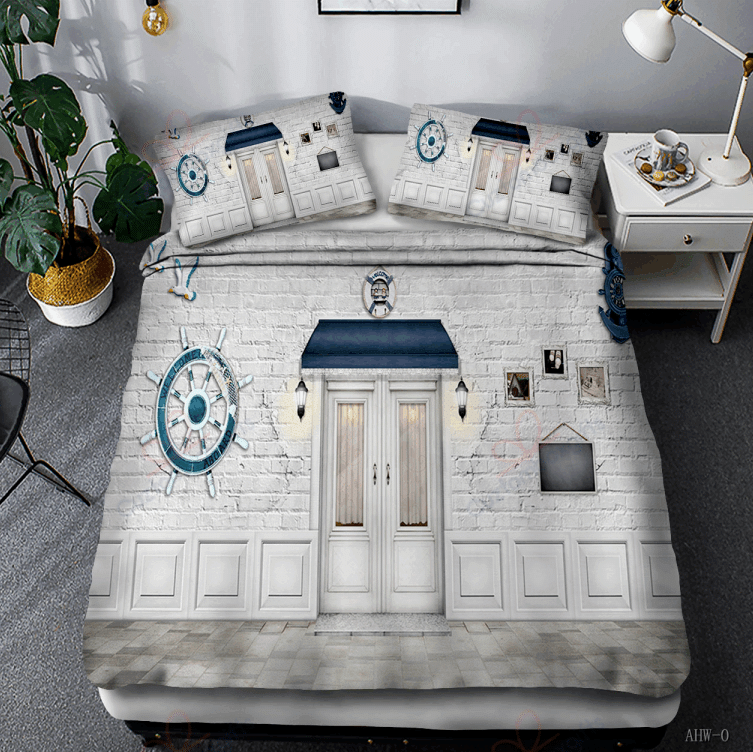 White House Printed Bedding Set