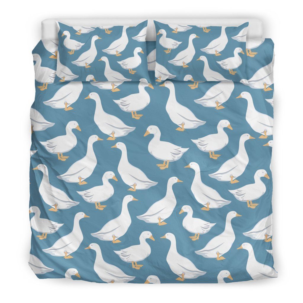 White Mallard Duck Bedding Set
