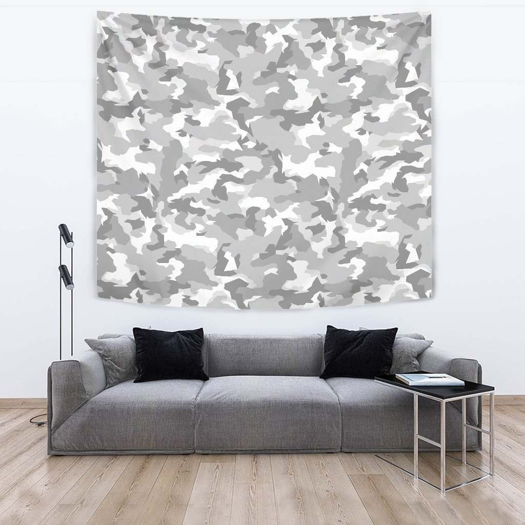White Snow Camouflage CL17100147MDT Tapestry
