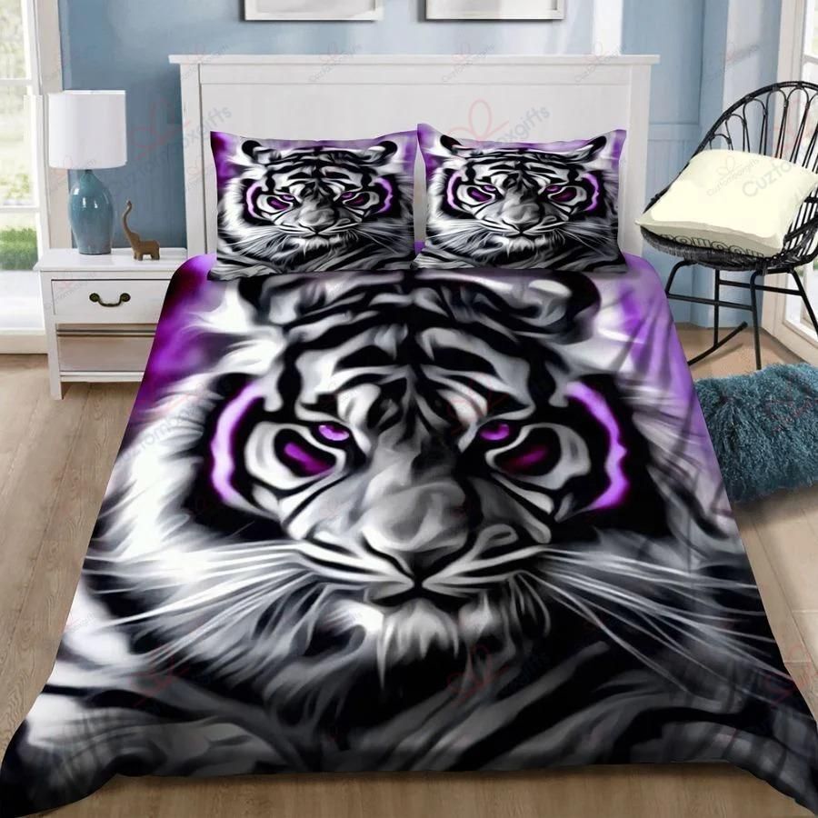 White Tiger Bedding Set