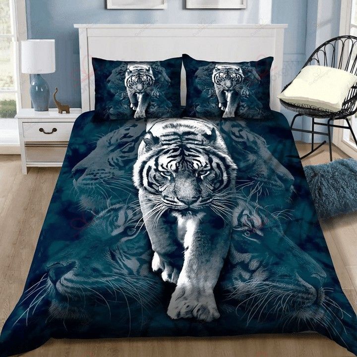 White Tiger Bedding Set
