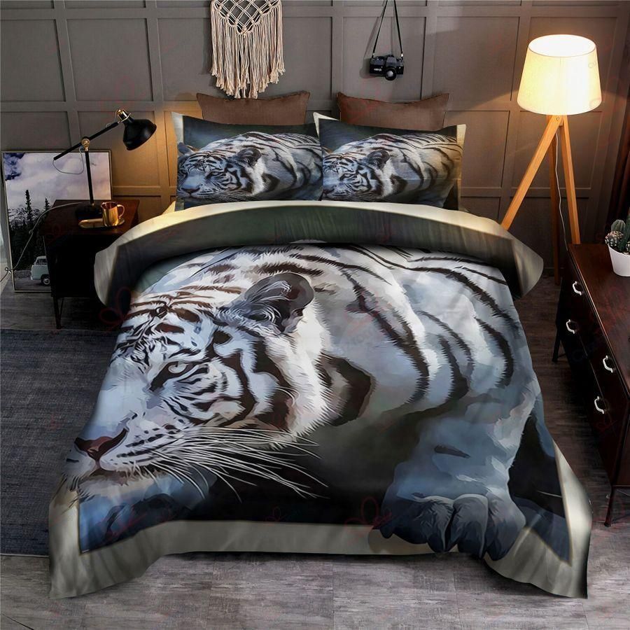 White Tiger Power Bedding Set