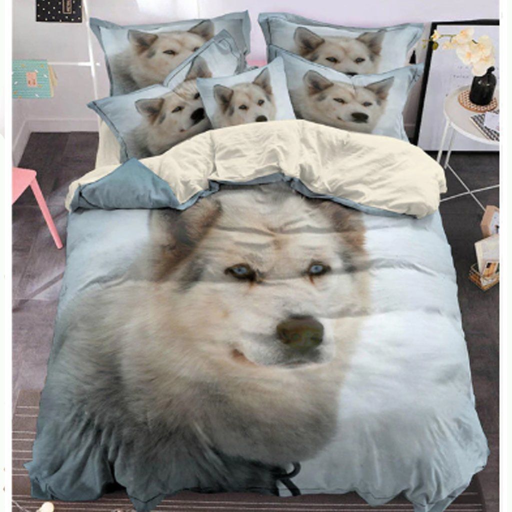White Wolf Bedding Set