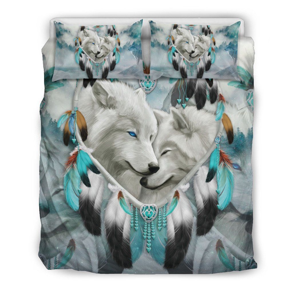 White Wolf Bedding Set