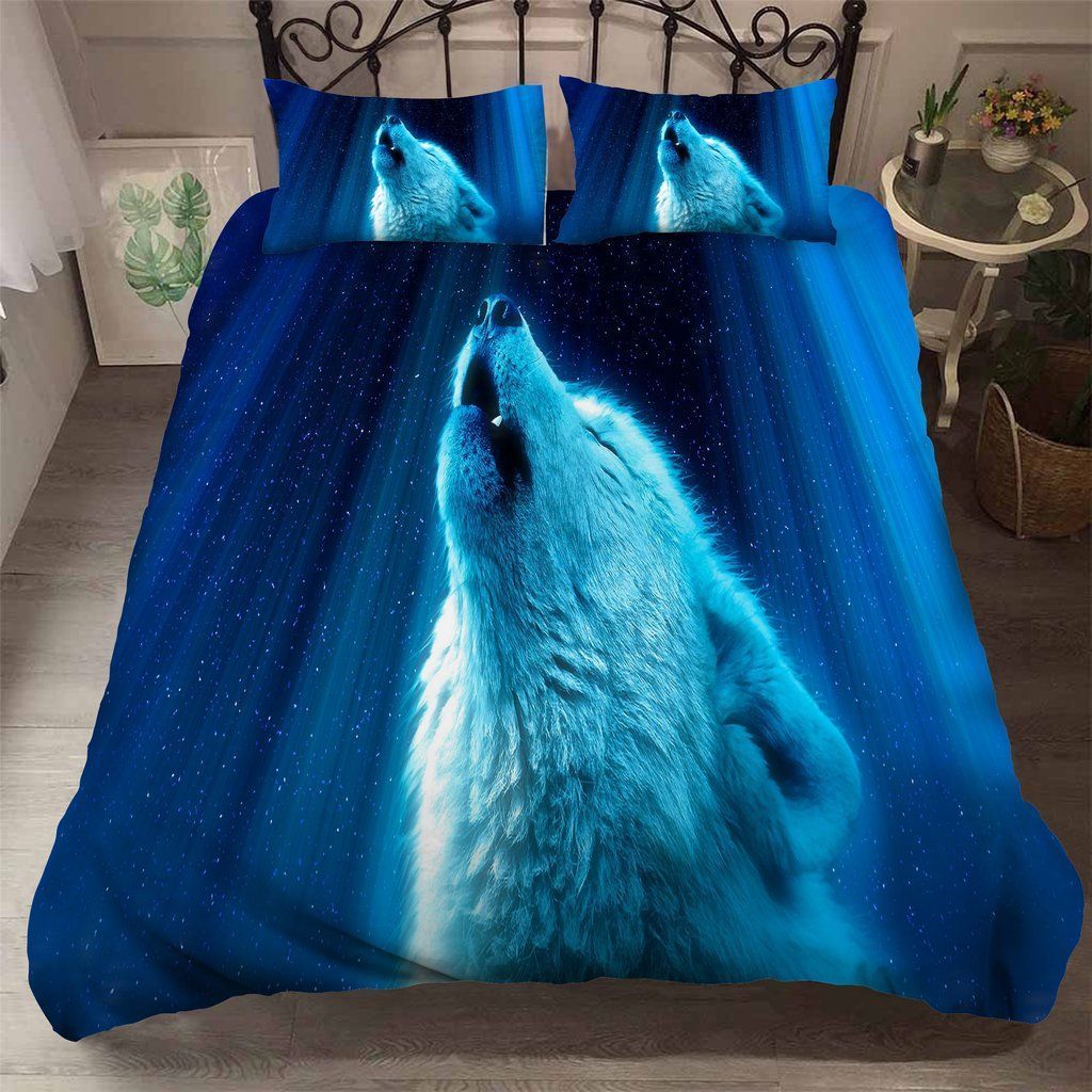 White Wolf Bedding Set