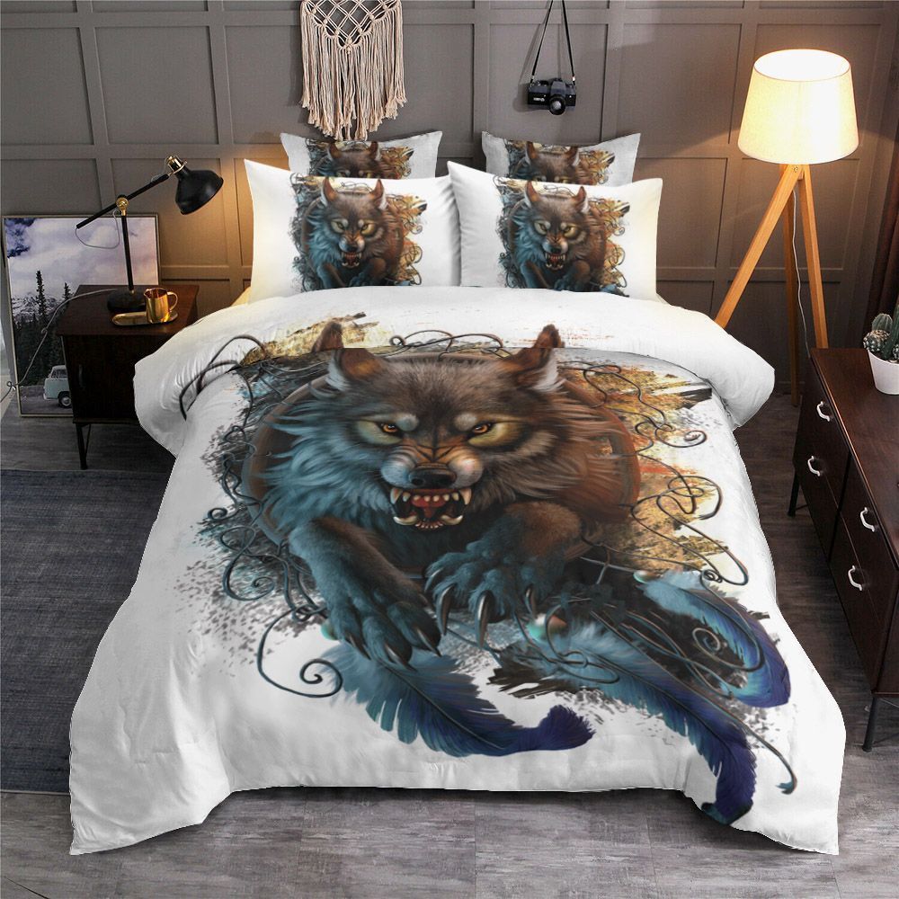White Wolf Bedding Set