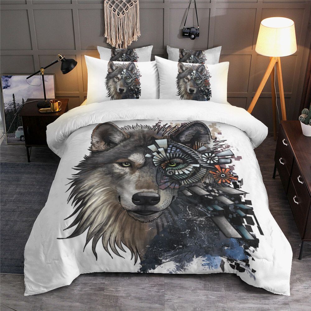 White Wolf Bedding Set